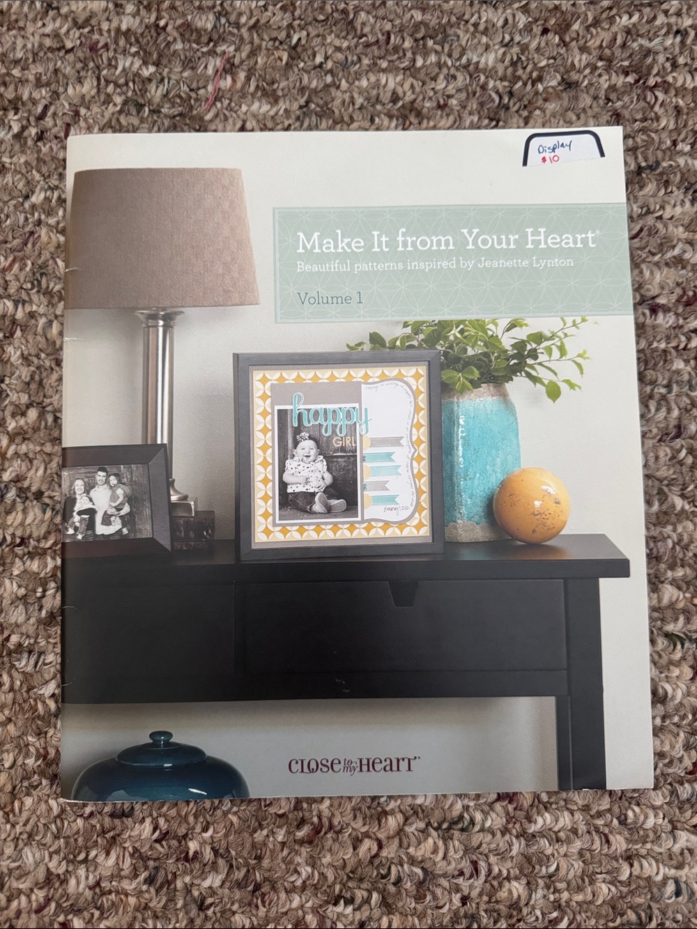 Make It from Your Heart Volume 1 Craft Patterns Book - Cream & Teal